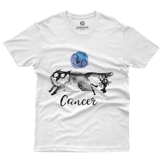 Αστείες Γάτες Ζώδια - Καρκίνος (Κοντομάνικο Παιδικό)